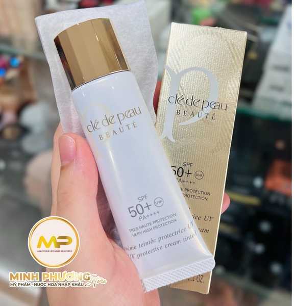 Kem chống nắng Clé de Peau Beauté UV Protection Cream SPF 50+/PA++++ Tone Rose/Pink