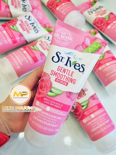 Sữa Rửa Mặt St.Ives Tẩy Tế Bào Chết Hoa Hồng & Lô Hội 170g