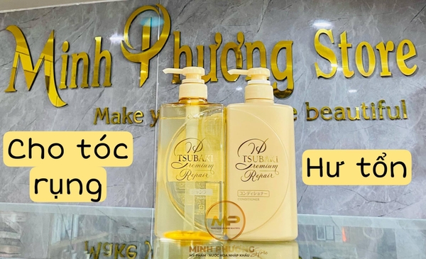 BỘ DẦU GỘI + XẢ PHỤC HỒI HƯ TỔN TSUBAKI PREMIUM REPAIR