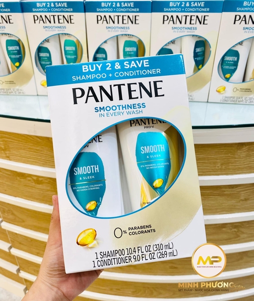 BỘ GỘI & XẢ PANTENE SMOOTH & SLEEK