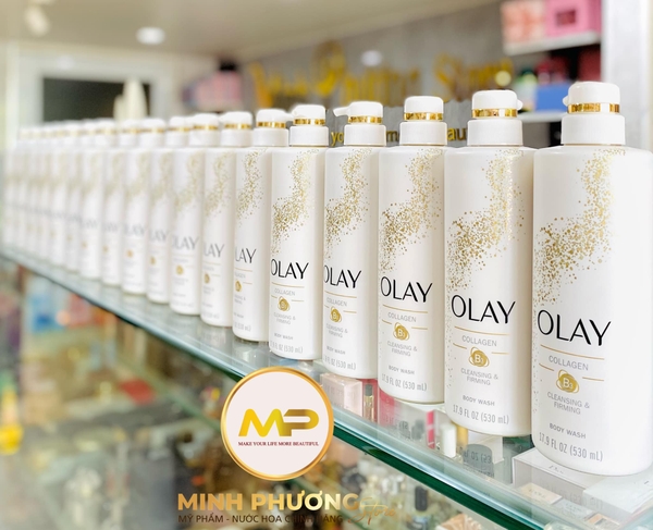 Sữa Tắm Olay B3 Collagen Cleansing & Firming
