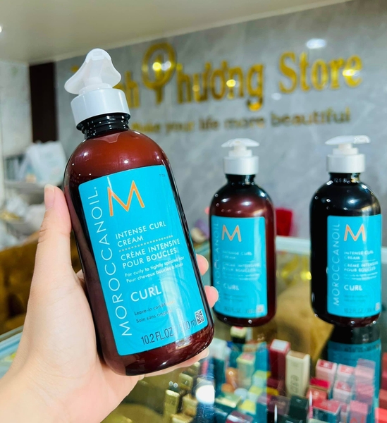 Kem Tạo Kiểu Sóng Xoăn Moroccanoil Intense Curl Cream 300ml
