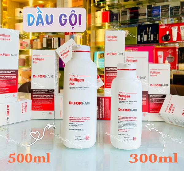 Dầu Gội Dr.FORHAIR FOLLIGEN ORIGINAL 300ml