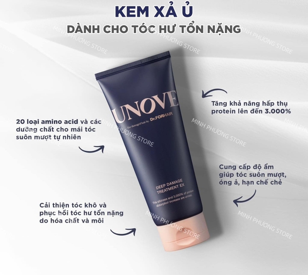 Kem Ủ UNOVE DEEP DAMAGE TREATMENT EX 207ml