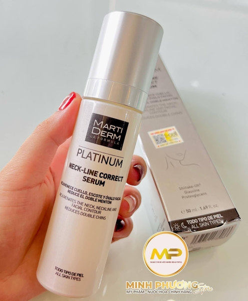 Serum Dành Cho Cổ MartiDerm Platinum Neck Line Correct 50ml