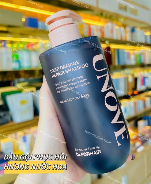 DẦU GỘI UNOVE DEEP DAMAGE REPAIR SHAMPOO