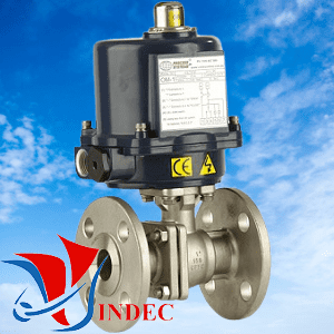 Stainless Steel Ball Valve Electric Fire Safe ANSI 150 Flanged