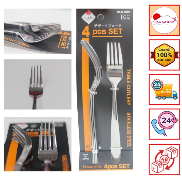 Set 4 Dĩa Inox Cỡ To Cao Cấp 17.8cm