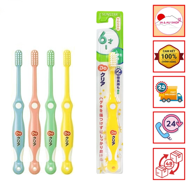 Bàn chải đánh răng cho bé từ 6-12 tuổi SUNSTAR