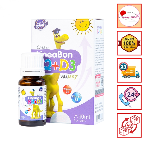 Dung dịch nhỏ giọt bổ sung Vitamin K2 + D3 LINEABON