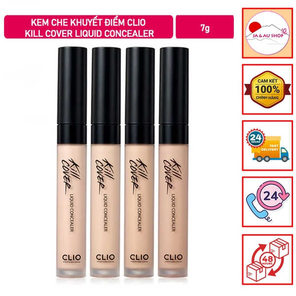 Kem Che Khuyết Điểm Clio Kill Cover Liquid Concealer 7g