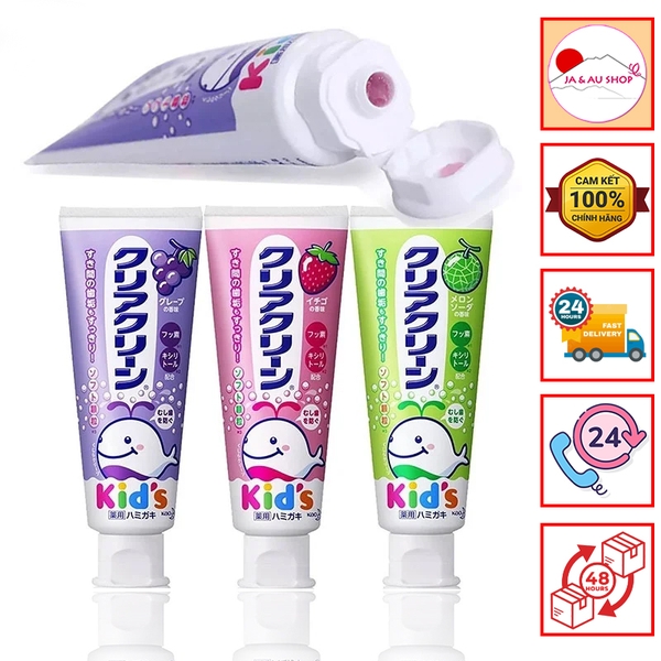 Kem đánh răng trẻ em Kao Kid’s 70g Nhật Bản