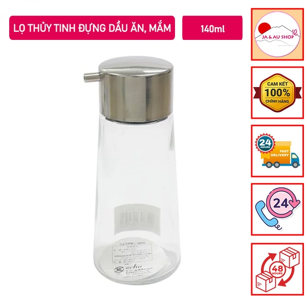 Lọ đựng dầu ăn, nước mắm bằng thủy tinh Nội địa Nhật