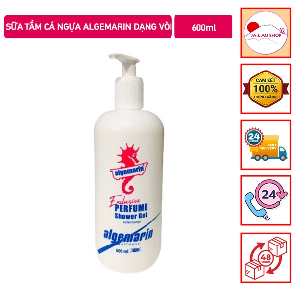 Sữa Tắm Cá Ngựa Algemarin Vòi 600ml