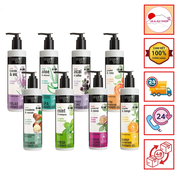 Sữa Tắm Dạng Gel Organic Shop Shower Gel 280ml