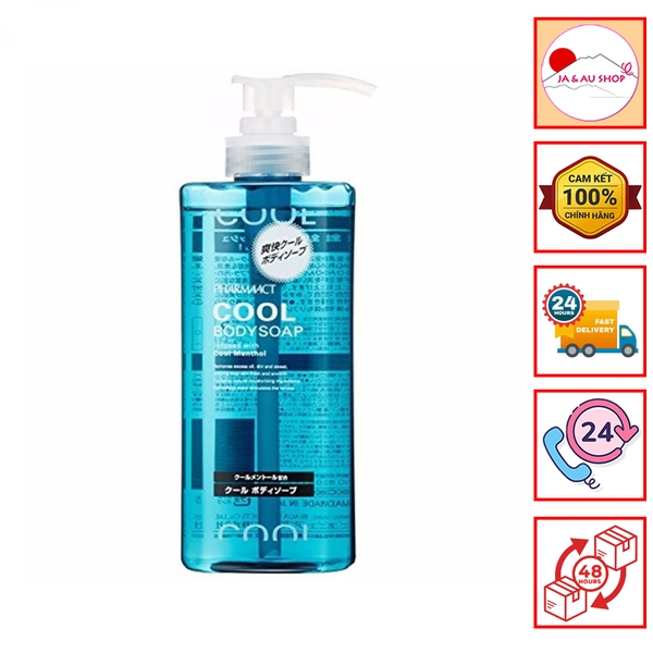 Sữa Tắm Pharmaact Cool Mùi Bạc Hà Mát Lạnh 600ml