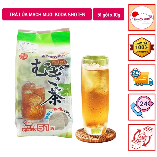 Trà Lúa Mạch Mugi Koda Shoten 510g (10gx51 gói)