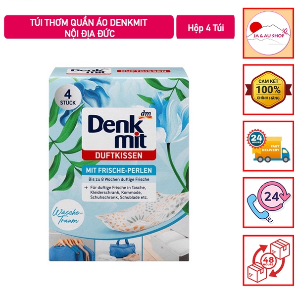 Túi Thơm Quần Áo Denkmit Nội Địa Đức - Hộp 4 Túi