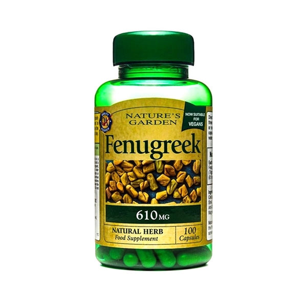 Viên uống cỏ lợi sữa Nature's Garden Fenugreek 610mg (100 viên)