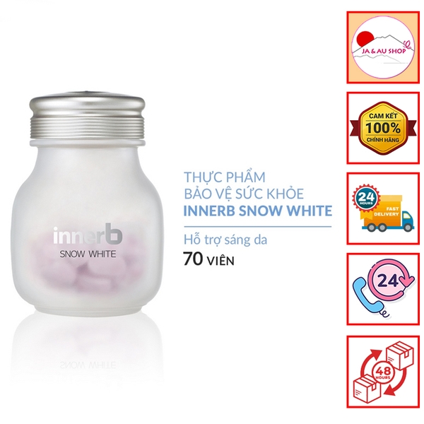 Viên uống trắng da Innerb Snow White 70v (35g)