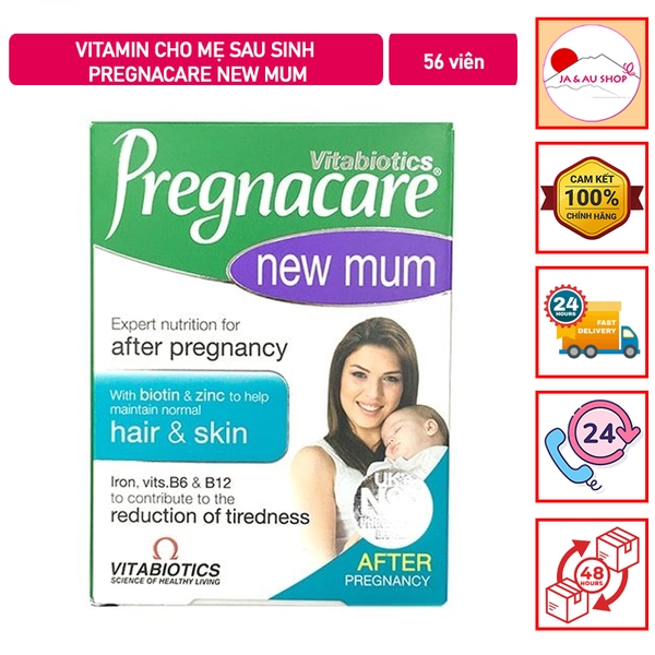 Vitamin Cho Mẹ Sau Sinh Pregnacare New Mum (56 Viên)