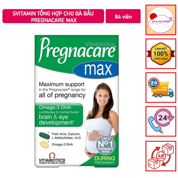 Vitamin tổng hợp cho bà bầu Pregnacare Max - 84 Viên