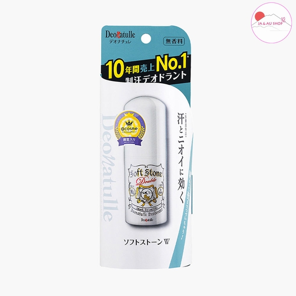 Lăn nách khử mùi đá khoáng Deonatulle Soft Stone Double W 20g
