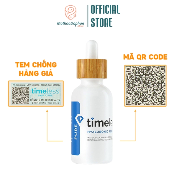 Tinh Chất Timeless Hyaluronic Acid Pure 30Ml