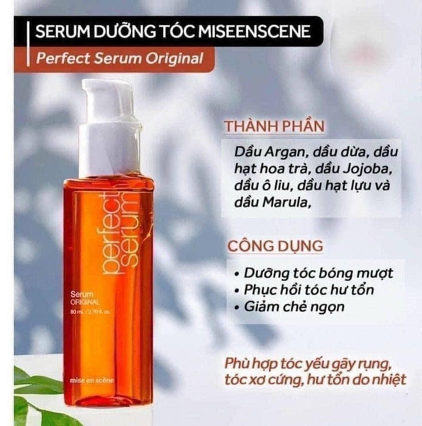 Tinh Chất Dưỡng Tóc Mise En Scène Perfect Serum Orginal 80ml