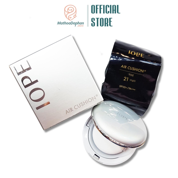 Phấn Nước IOPE Air Cover Cushion SPF 50+ PA+++ ( Tặng Kèm 1 Lõi)