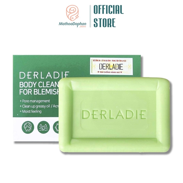 Xà Phòng Giảm Mụn Cơ Thể Derladie Body Cleansing Bar For Blemish Skin 50g