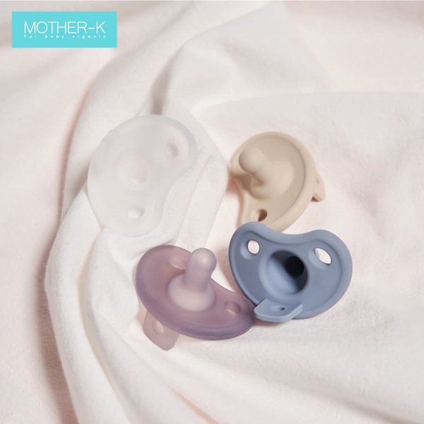 Ti giả Silicone nguyên khối Mother - K kèm hộp đựng 0m+ (Cái)