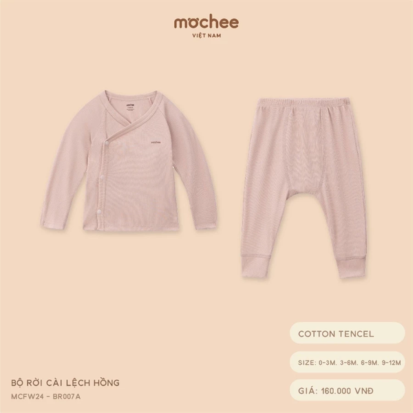 Bộ rời cài lệch hồng 0M-9M