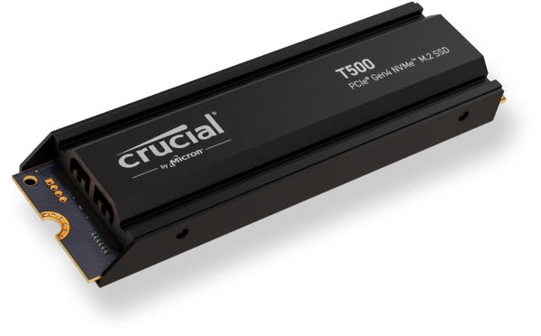 SSD 1TB PCIe Gen4 with heatsink Crucial® T500