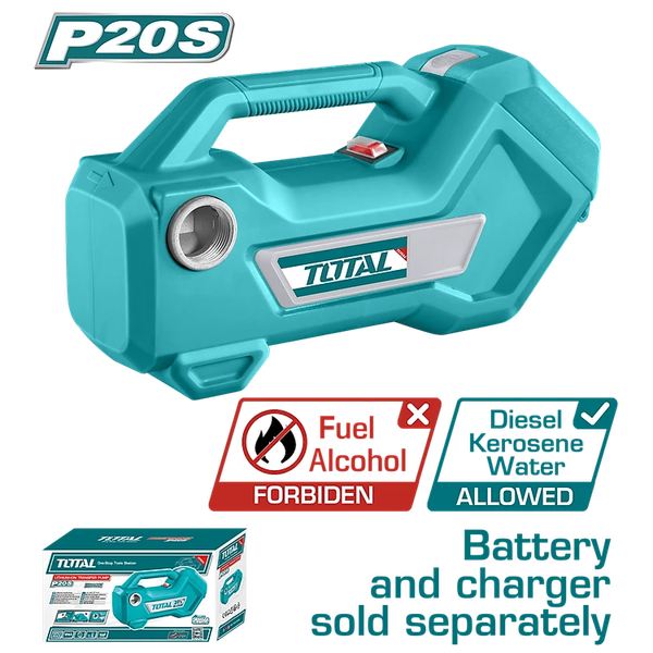 MÁY BƠM NƯỚC HÚT CHẤT LỎNG DÙNG PIN 20V TOTAL TTPLI2001 - HÀNG CHÍNH HÃNG