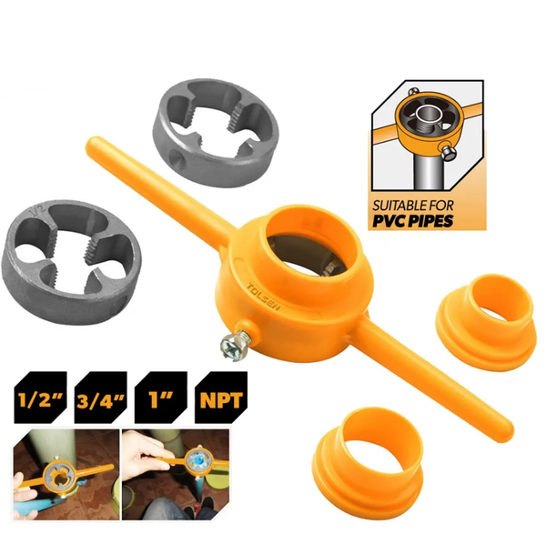 BỘ 6 CÁI REN ỐNG PVC TOLSEN 33008 - HÀNG CHÍNH HÃNG