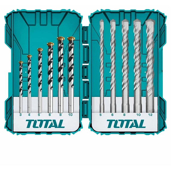 BỘ MŨI KHOAN BÊ TÔNG VÀ MŨI DÙNG CHO MÁY KHOAN BÚA SDS TOTAL TACSDL31101