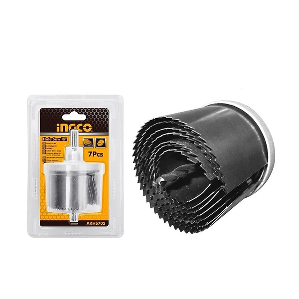 BỘ 7 MŨI KHOAN LỖ NHIỀU VÒNG 26-63MM INGCO AKHS702 - HÀNG CHÍNH HÃNG