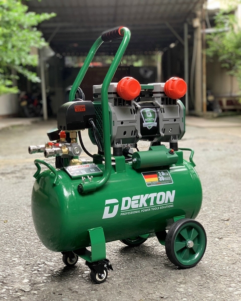 MÁY NÉN KHÍ KHÔNG DẦU 1500W 2HP 30L DEKTON DK-AC3930PLUS - HÀNG CHÍNH HÃNG