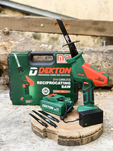 MÁY CƯA KIẾM DÙNG PIN 21V 115mm DEKTON M21-CK20 - HÀNG CHÍNH HÃNG