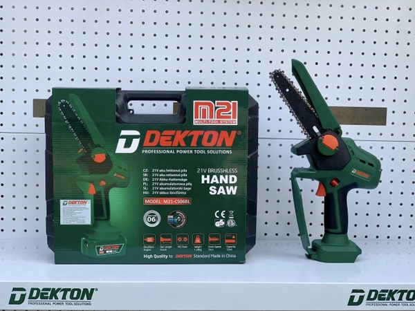 MÁY CƯA XÍCH DÙNG PIN 21V DEKTON M21-CS06BL - HÀNG CHÍNH HÃNG