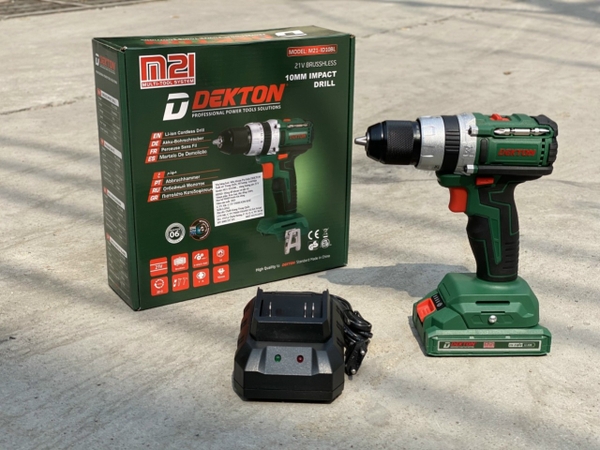 MÁY KHOAN DÙNG PIN 21V DEKTON M21-ID10BL- HÀNG CHÍNH HÃNG