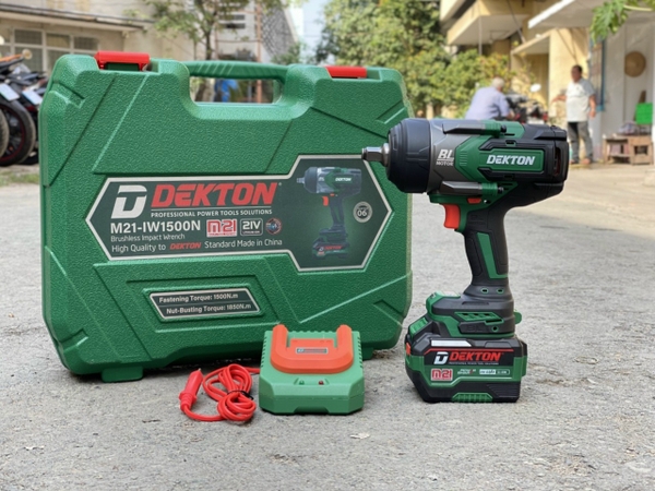 MÁY VẶN BULONG PIN 21V 1/2' DEKTON M21-IW1500N - HÀNG CHÍNH HÃNG
