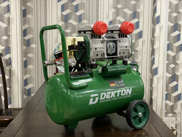 MÁY NÉN KHÍ KHÔNG DẦU 2.0HP-1500W 30L DEKTON DK-AC3930 - HÀNG CHÍNH HÃNG