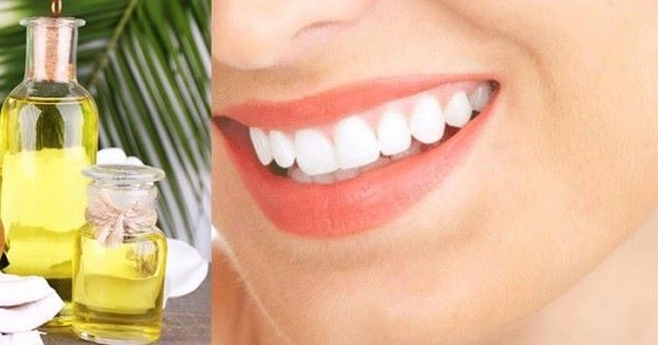 Cách làm trắng răng tại nhà bởi dầu dừa