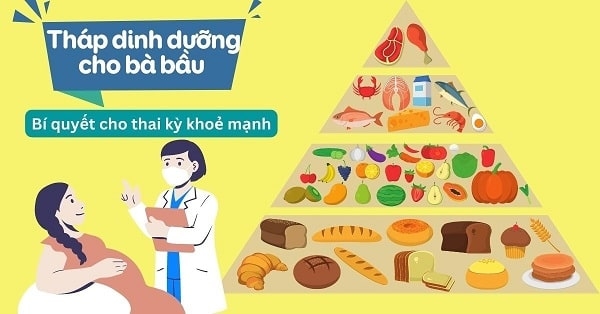 Tháp dinh dưỡng cho bà bầu khỏe mạnh trong suốt thai kỳ