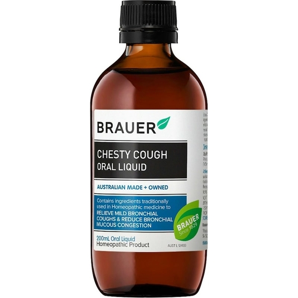 Si-rô ho tiêu đờm Brauer Chesty Cough Oral Liquid