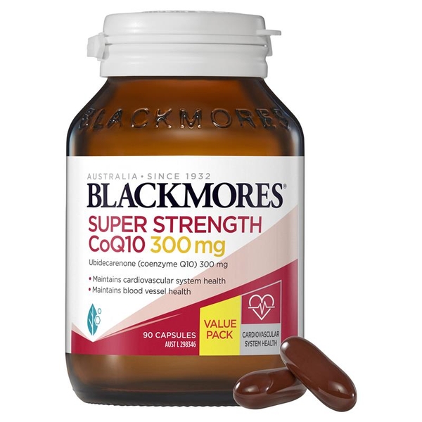 Viên uống hỗ trợ tim mạch Blackmores Super Strength CoQ10 300mg