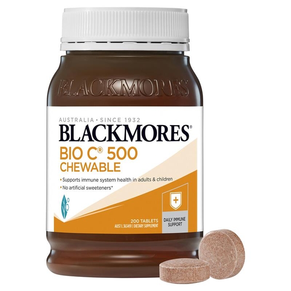 Kẹo bổ sung vitamin C Blackmores Bio C Chewable 500mg