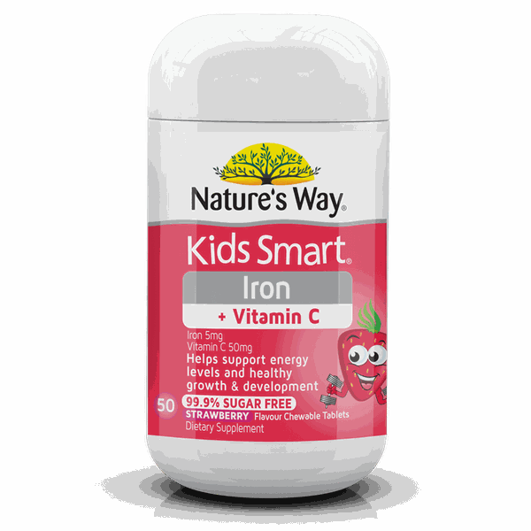 Nature's Way Iron + Vitamin C Kids Smart 50 viên